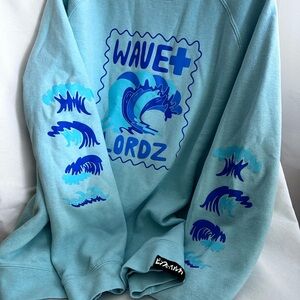 Pink Dolphin crew neck sweatshirt.
